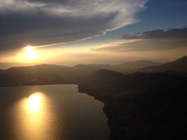 Vistas en el parapente